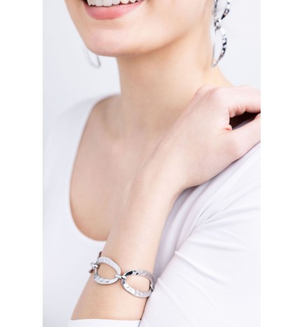 Bracciale A Catena Martellato